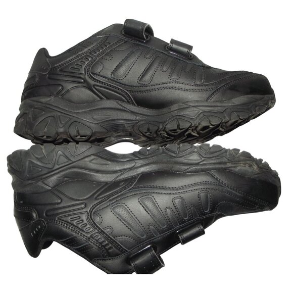 Skechers Mens 13 X-Wide Black Afterburn Memory Fit-Final Cut Sneaker - Picture 2 of 12